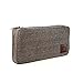 Tuff-luv Herringbone Tweed NFC Travel Case for Bang & Olufsen B&O Beoplay A2 Bluetooth Speaker with NFC Tag - Brown