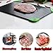 Novinex Defrosting Tray, Ultimate Rapid Thaw For Frozen Foods, Thicker & Larger Thawing Tray For Meat Chicken Fish, Dishwasher Defrost Board, Non-Stick DeFrosting Mat With Silicone Corners, Black
