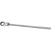 Astro Tool 78218 Extra-Long Flex Head Ratchet Wrench for 1/2" Nano Sockets