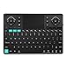 Rii (Dual Mode) K16 Bluetooth &RF Wireless Ultra Slim Rechargable Multimedia Backlit Office Keyboard with Touchpad Mouse for PC,Tablets, Smart TV,Android TV Box,Windows,Business Office