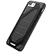 iPhone 7 Plus Case, Kuool Armor Heavy Duty Hybrid Flexible Dual Layer Anti-slip Full Protection Cover with Free Tempered Glass Screen Protector for iPhone 7 Plus-Black