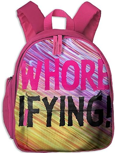 Funny Backback For Children Whoreifying (2c) Pink One Size