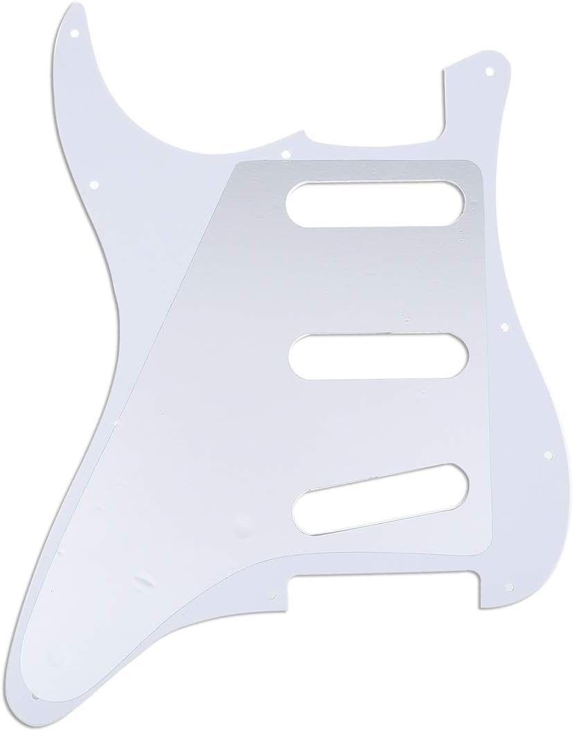 Musiclily 11 Hole SSS Strat Pickguard Scratch Plate for Fender USA/Mexican Standard Stratocaster Modern Style Electric Guitar - Image 3