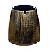 Yafeco Cigar Ashtray,Outdoor/Patio/Indoor/Bar/KTV Ash Tray,Stainless Steel Ashtray,Desktop Smoking Ash Tray for Home Office Decoration,As Gifts for Men or Smokers