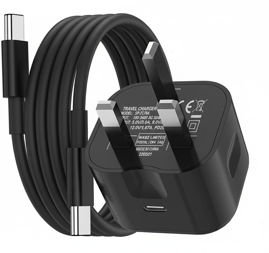 iPad Charger, USB C Fast Charger Cable and Plug 20W Charge For iPad Pro 12.9 11 13 inch 4th 5th 6th M4 2024 Generation/Air 11 13 5th Gen M2 M3/Mini 6 A17 Pro/Pad 10th 2022 A16 11th 2026 2025 (Black)