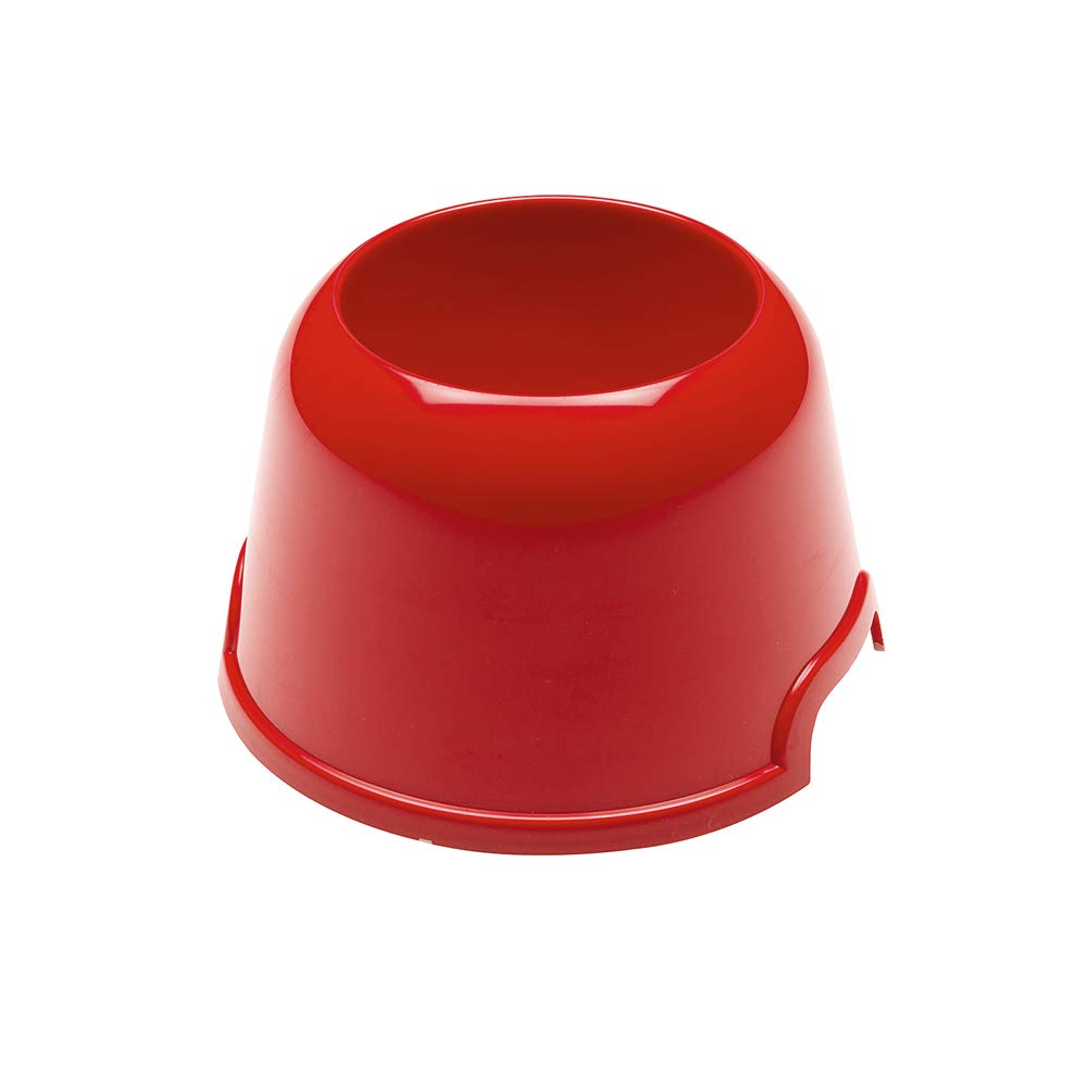 Ferplast Dog Bowls PARTY, Non-Slip Rubber Base, Food and Water Plastic Bowl Easy to Clean, suitable for Long Ears Dogs 19 x h 12 cm. (0,5 L)