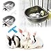 Hacloser Automatic Rabbit Drinker Water Feeder Fix Bowl Stainless Steel T Joint Equipment (2#)thumb 2
