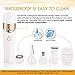 Painless Hair Remover for Women - Gold Facial Hair Removal | 5 in 1 Face Grooming Tools - Electric Trimmer, Hand Leg Shaver, Nose Hair & Eyebrow Trimmer, Brush | USB