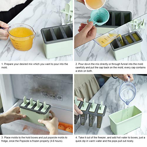 2 Kootek+Popsicle+Molds+Makers+Reusable