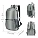 ZOMAKE Lightweight Hiking Backpack Water Resistant,20L Packable Daypack Foldable Small Backpack for Travel(Silvery-B)