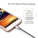 Compatible with iPhone Charger, ilikable 3 Pack 3ft 8Pin Phone Charger to USB Cable Nylon Charging Cable Cord Compatible iPhone 8 8 Plus 7 Plus 6s 6 Plus SE 5s 5c iPad Mini Air iOS Device (Black)