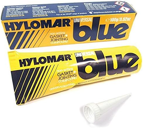 Valco Cincinnati 71283 Hylomar Blue Gasket Marker and Thread Sealant Tube with Nozzle - 100 Grams