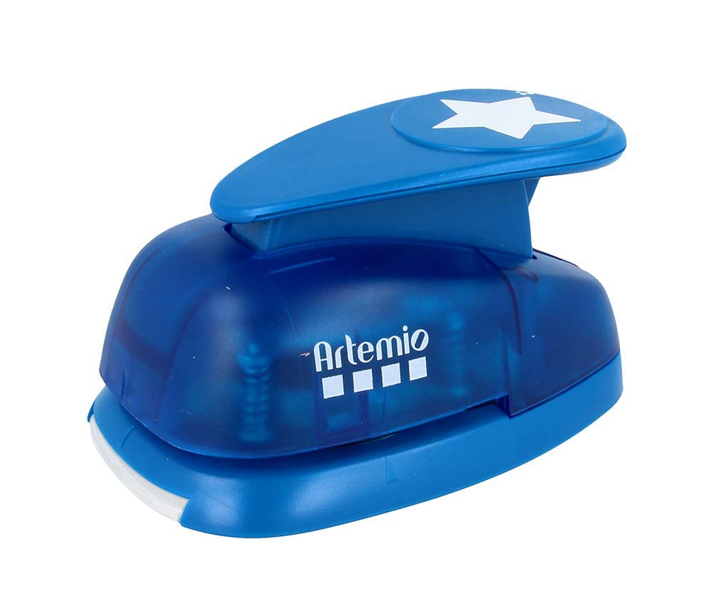 Artemio 5 cm Giant Star Lever Punch, Blue
