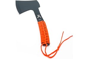 Bear Grylls Paracord Hatchet - Lightweight Full Tang Survival Axe with Paracord Handle, Sheath Included