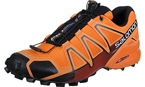 Salomon Men's Speedcross Trail Running Shoes Flame Black Red Dahlia 13