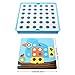 NextX Button Art Toy Color Matching Mosaic Pegboard Early Learning Educational Preschool Games for Kids’ Motor Skills (Pink)