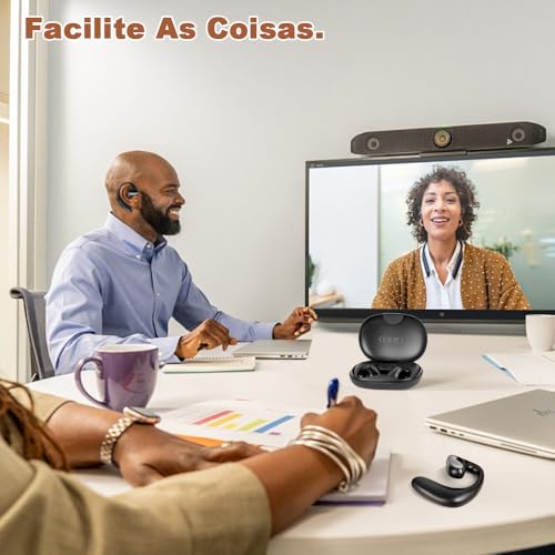 Fone Tradutor Simultâneo, Tradutor de Idiomas em Tempo Real, Fone Tradutor, Tradutor Instantaneo, Preto