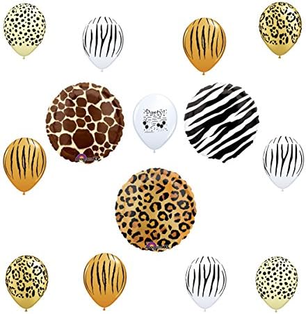 Safari Assorted Balloon Decorating Kit