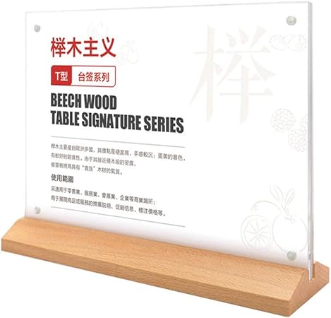 H Aimee Porta Brochure Da Banco Plexiglas A4 5 6 Porta Avvisi Da Tavolo L T Plexiglas Trasparente Porta Menu Da Tavolo Per Menu Supporti Foto E Segnaposto Amazon It Casa E Cucina