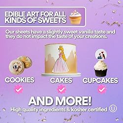 paper2eat Frosting Sheets Premium 8.5“ x