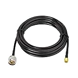 CORONIR 10ft N Male to SMA Male Connector RG58 Coax