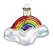 Old World Christmas Ornaments: Rainbow Glass Blown Ornaments for Christmas Tree, 3 x 3 x 3