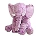 MorisMos Elephant Stuffed Animal Toy Plush Toy for Children Kids Gift Purple 24 inch (60x45x25cm)