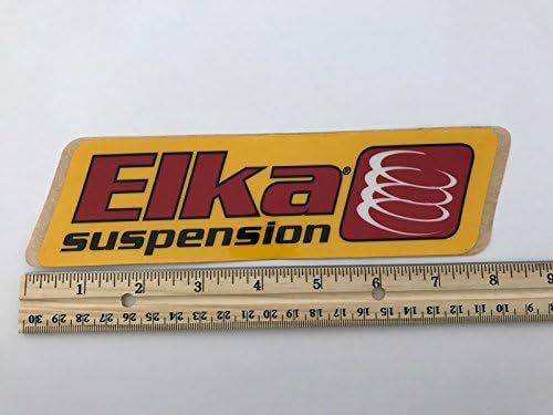 Elka Suspension Decal Emblem Logo Sticker Size 8" X 2"