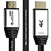 QualGear High Speed Long HDMI 2.0 Cable with Ethernet (75 Feet) - 100% OFC Copper, Active RedMere Chipset, 24 Awg, CL3 Rated, Triple-Shielded. Supports 4K UHD, 3D, 18 Gbps, ARC (QG-CBL-HD20-75FT)