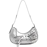 Women's Underarm Shoulder Bag, Trendy Simple Vintage Handbag Pu Leather Slings Purse Fashion Motorcycle Bag