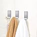 Adhesive Hooks, Strong Hooks Wall Hanger Stainless Steel Waterproof Wall Hooks for Robe Coat Towel Keys Bags Christmas Lights-Home Kitchen Bathroom Office 8-pack