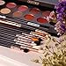 Eyeshadow Brush, Docolor 12 Pcs Eyebrow Kit Eye Makeup Brushes Set Concealer Eyeliner Eyebrow Cosmetic Blending Brush