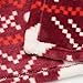 COSMOZ Christmas geometry snowflake Pattern Pure Red Background Soft Lightweight Flannel 290GSM Thick Deep Flannel Fleece Blanket Throw 50