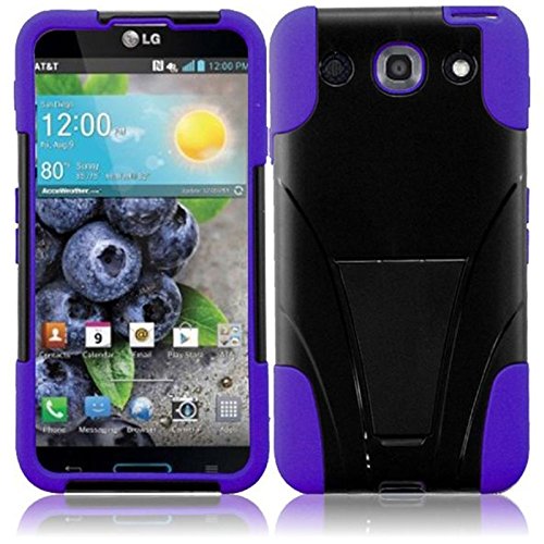 For lg optimus g pro e980 t-stand impact kickstand hybr…