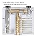 Sopoby Practice Lock Set, Transparent Training Cutaway Crystal Pin Tumbler Keyed Padlock for picking, 3-pack Common Locks for Locksmith Beginner
