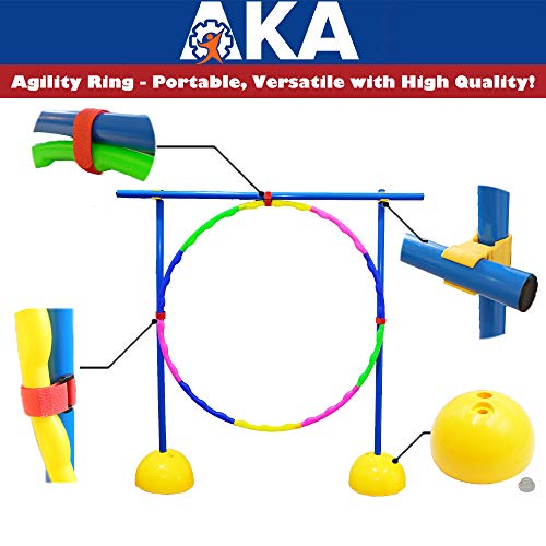 AKA Agility Training Set | Hurdle & Jump Ring| for Dog