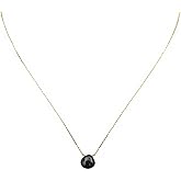 Gemstone Heart shaped Drop Pendant Gold Plated Brass Chain Minimalist Charm Jewelry for Women Crystal Necklace