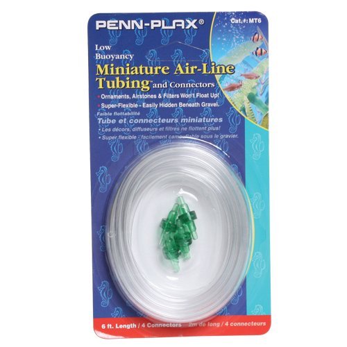 Penn Plax 5623 Miniature Airline Tubing, 6'