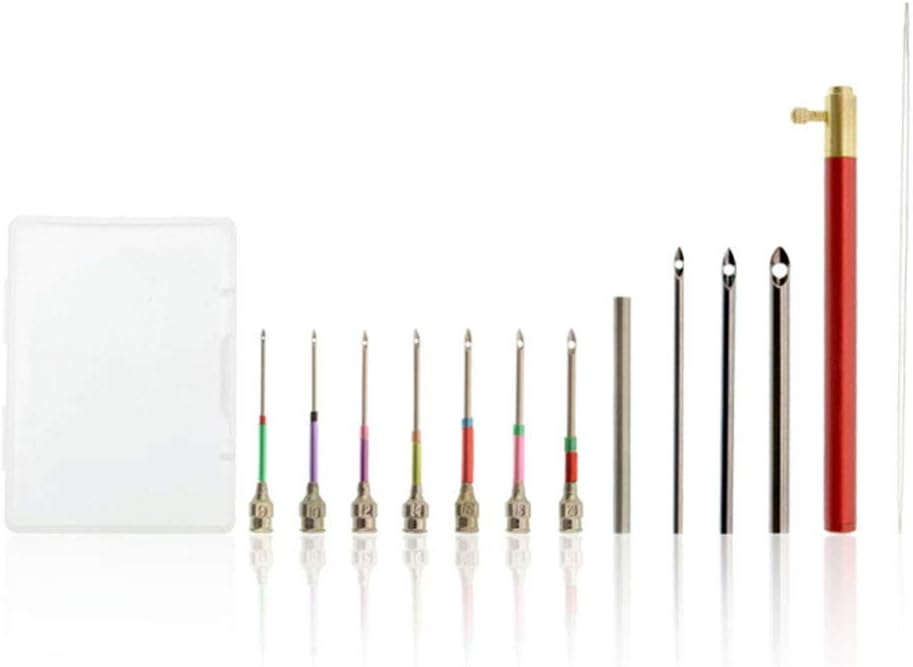 Pretty Punch Needle Punch Needle Embroidery Set, Embroidery Stitching Punch Needle,Embroidery Poking Cross Stitch Tools Crochet Knitting Needle Art Handmaking Sewing Needles (10 PCS Punch Needle Tool)