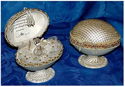 Baptism Guardian Angel and Prayer Gift Egg
