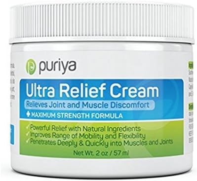 Puriya Powerful Joint and Muscle Pain Relief Cream 2OZ