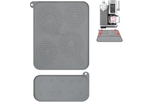 PCTTOIL Silicone Mat for Ninja Creami Swirl - Non-Slip, Leak Proof Mat Set Protects Countertops from Spills, Scratches, Heat - Fits Ice Creami Maker & Coffee Machines Accessories