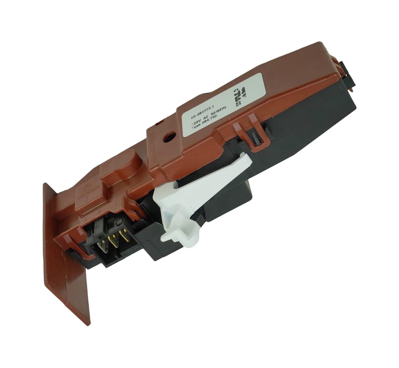 Photo 1 of WH10X20821 Washer Door Lock Switch Replacement Part EG-380773.1 fit for GE Hotpoint Bosch 00648526, WH01X20823, WG04L04502, GFWH1200H0WW, GFWS1700H1WW, GFW400SCK0WW, WFVC540SUC, WFVC8440UC