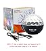 Intsun Bluetooth Portable Rechargeable Speaker with Stage Lights, Disco Ball Light Speaker RGB Color, LED Crystal Ball Auto Rotating with FM Radio,for TF Card, for Party Wedding Birthday Club