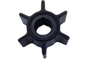 Jetunit Impeller for Mercury/Nissan/Tohatsu 2/2.5/3.3/3.5/4/5/6 HP Outboard 47-161543 369-65021-1/369-65021-1M/369650211/369650211M 18-3098 Water Pump 2,4-Stroke 1,2-Cyl. 1999-2018