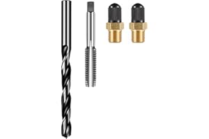 LTIENBST 1/8" NPT Universal Air/Nitrogen Schrader Valve - Compatible with YXZ's, Yamaha's, Kawasaki's & Polaris RZR's Shocks