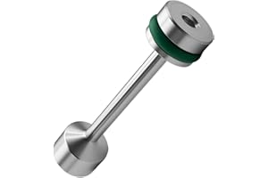 Billet Aluminum Oil Diverter Barbell Oil Restrictor Galley Plug Compatible with GM Gen III & IV LS Engines LS1 LS2 LS3 LS6 LS