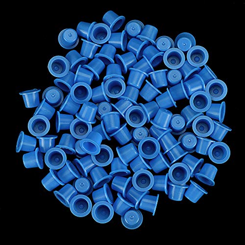 100/500/1000pcs Small Tattoo Ink Cups Disposable Tattoo Pigment Ink Caps for Tattooing Mixed Tattoo Ink