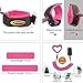Baby Anti lost Wrist Link 2.5m Toddlers Safety Harness Leash Child Tether Velcro Band Kids Straps Rope for Children Babies with Parents (98 inch) by Elekmall (2.5m, Pink)