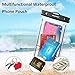 Newppon Waterproof Cell Phone Pouch : IPX8 Underwater Wider Dry Bag Universal for iPhone Xs Max XR X 8 7 Plus SE Samsung Galaxy Note Pixel with Thin Case for Beach Snowproof Dustproof (2 Pack)